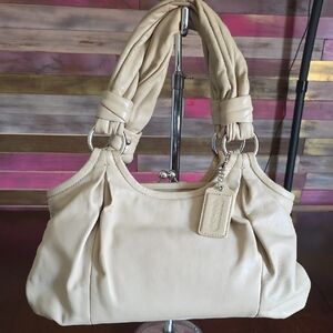 Coach Kristin Leather Frame Satchel